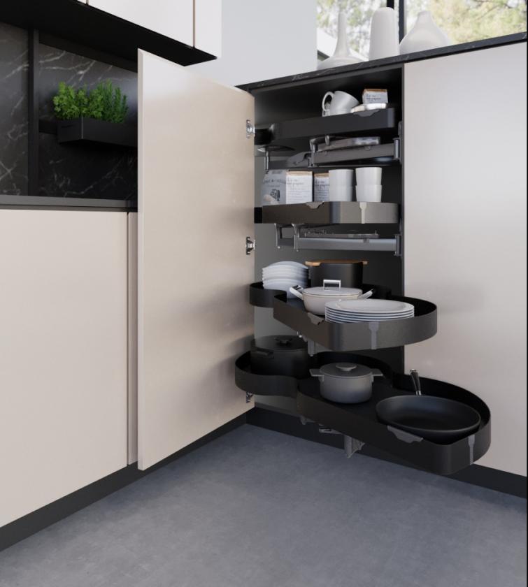 846H Combi's 2 - meccanismo d'angolo Black