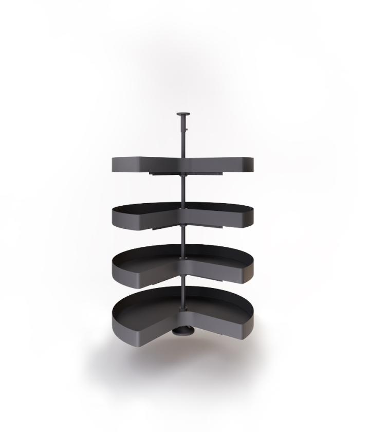 828H Kit girevole angolo colonna 3/4 Ardesia