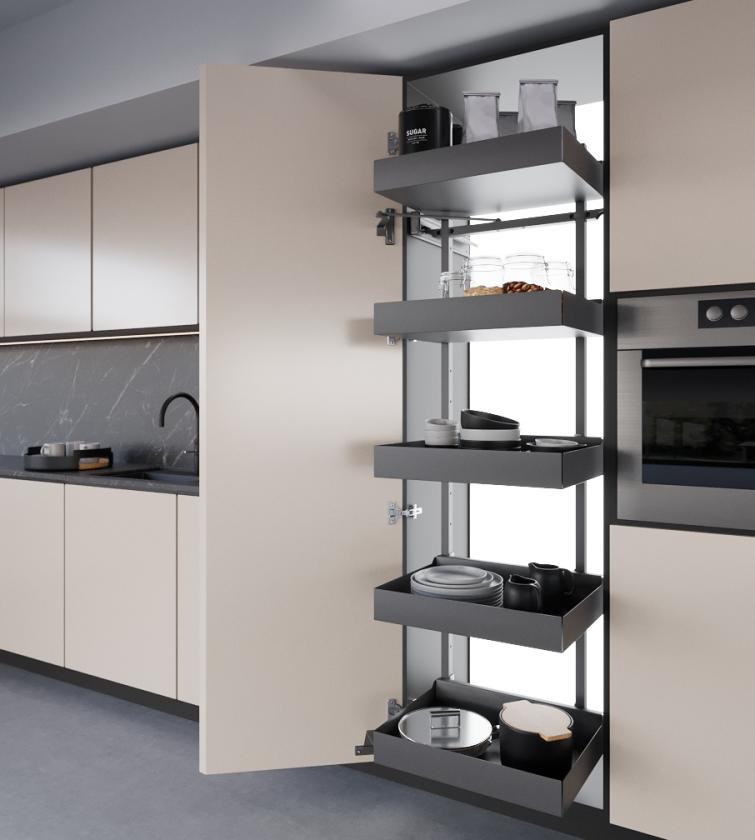 860XAY Maxima - Colonna dispensa reversibile Slate