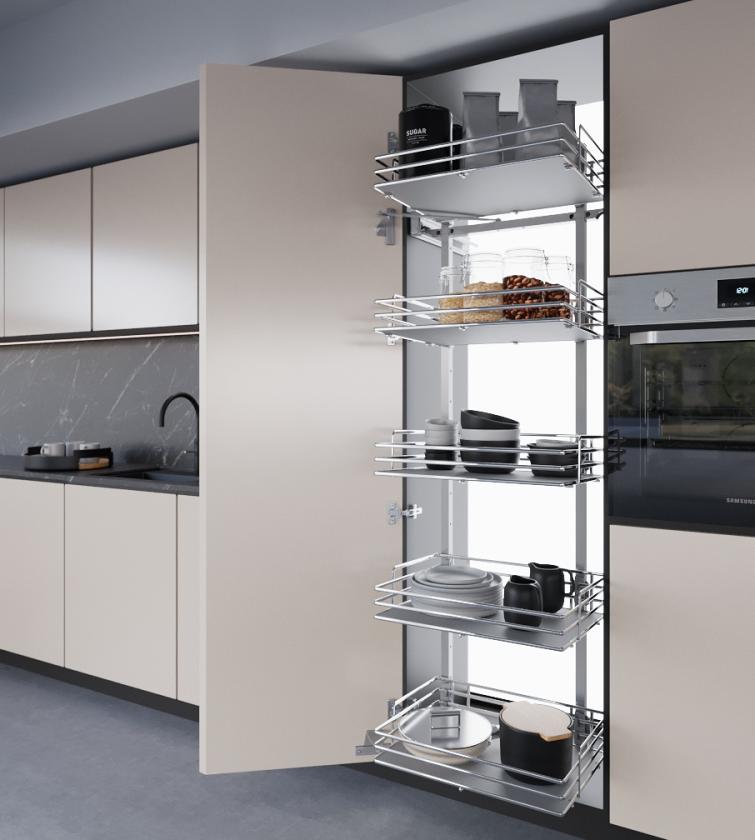 860XAE Maxima - Colonna dispensa reversibile Gray Chrome