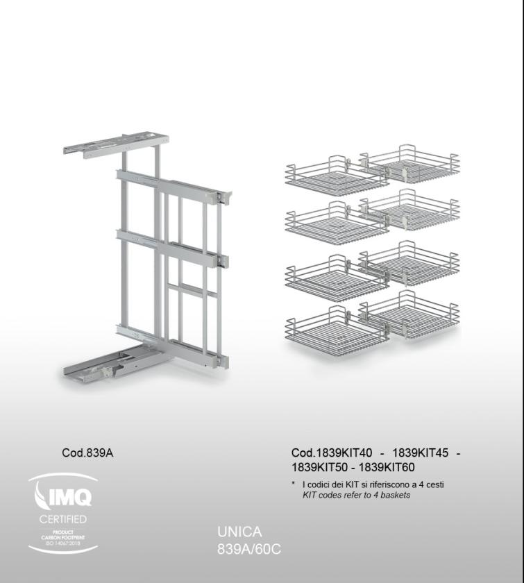 839 Meccanismo reversibile Cromo
