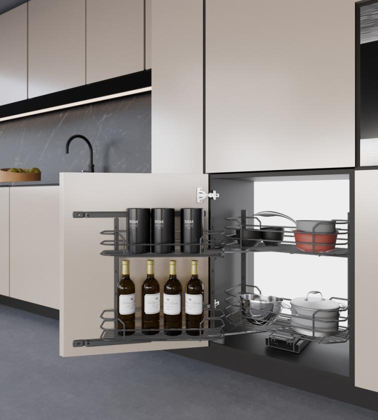 808 Colonna estraibile e reversibile Ardesia