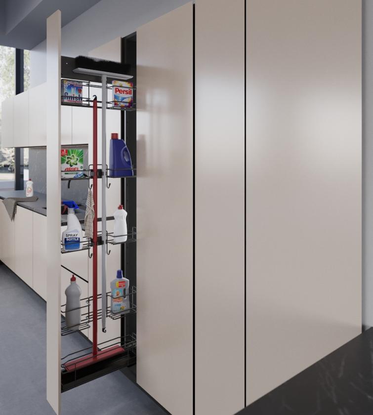 841R Colonna porta scope Slate