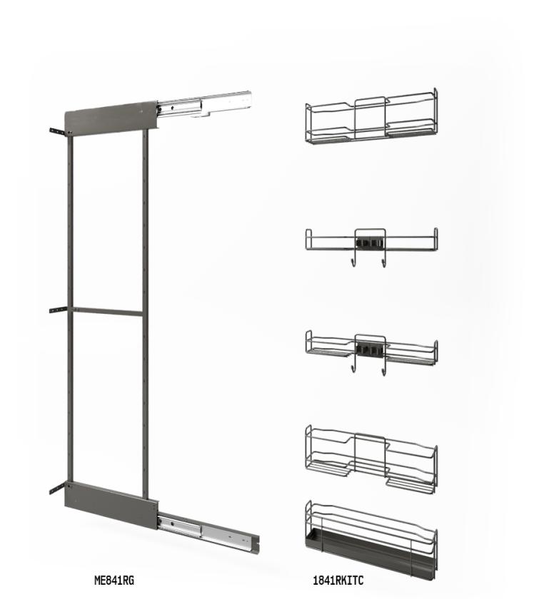 841R Colonna porta scope Slate