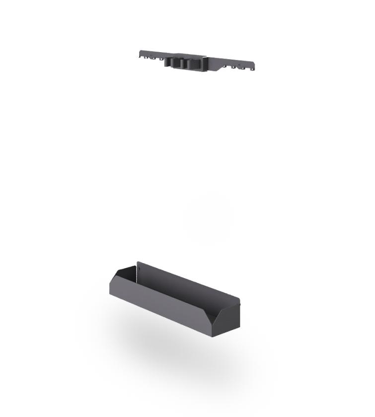 L01 Accessorio porta scope Ardesia