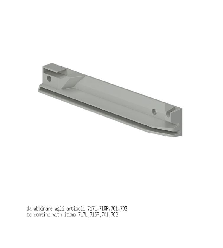 950 Staffe per aggancio Grigio
