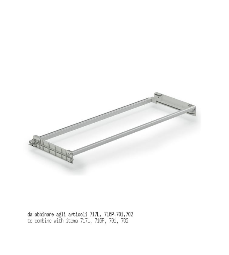 550 Telaio inferiore in alluminio Grigio chiaro