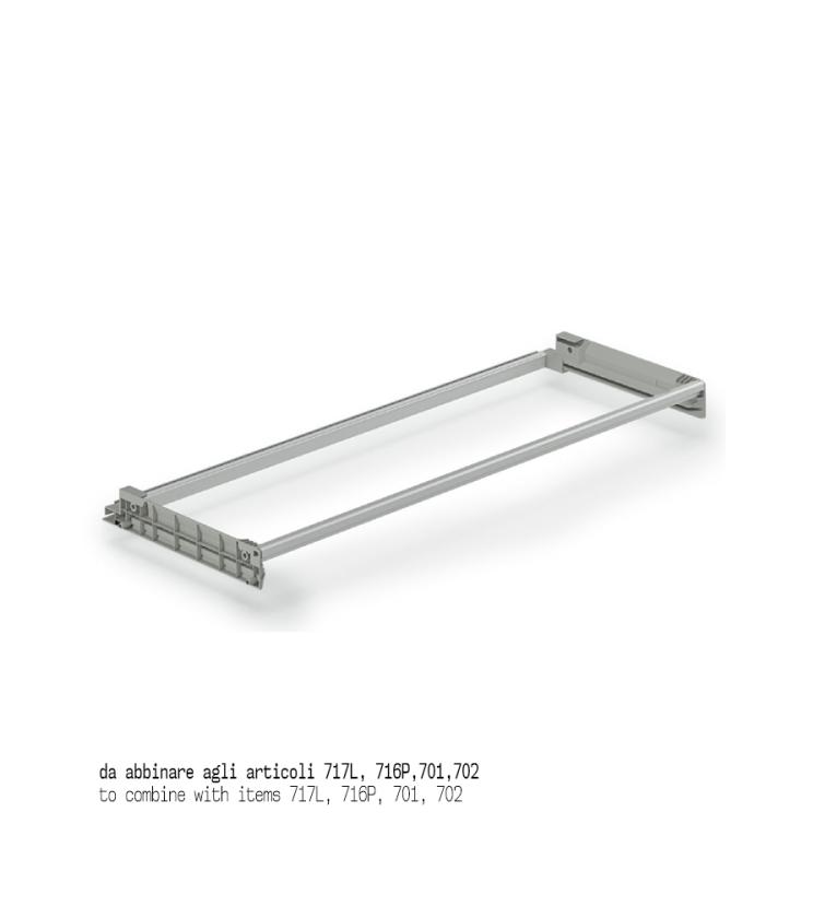 550 Telaio inferiore in alluminio Grigio