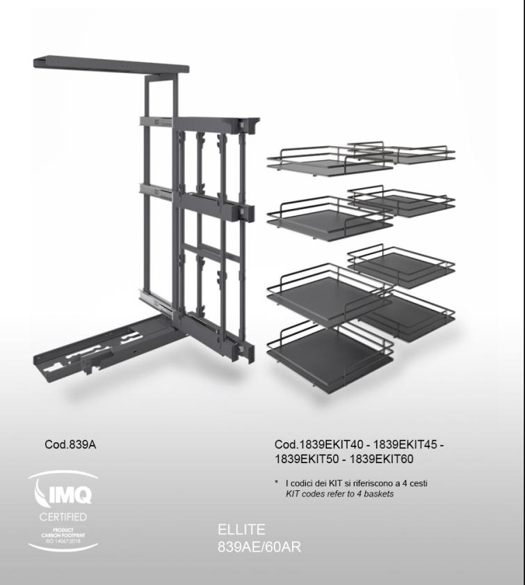 839AE High reversible corner mechanism